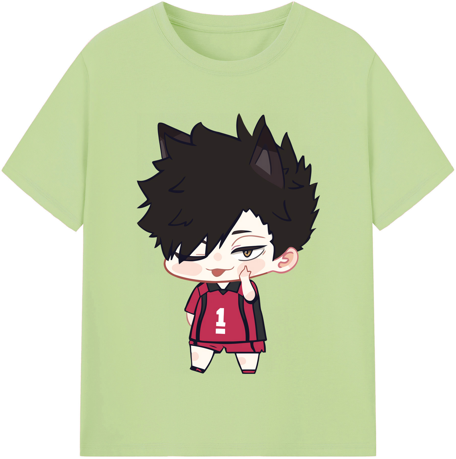 （画像用） ハイキュー!! Haikyu!! 綿100％半袖Tシャツ（フロントプリント）